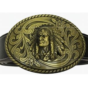 Native American belt buckle